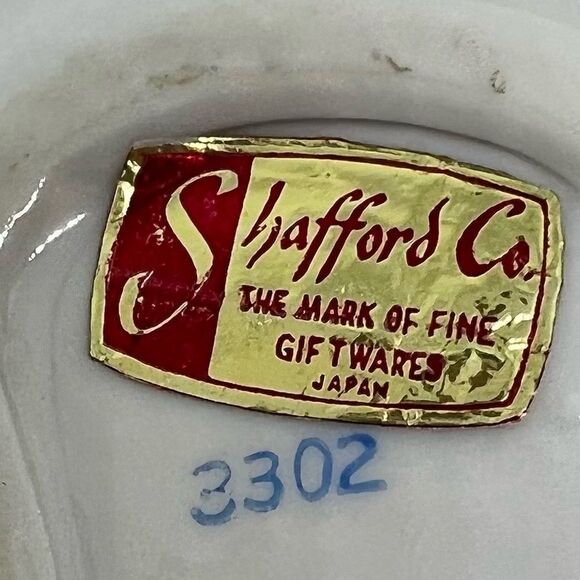 Shafford TEA BAG DISH, RING TRINKET DISH, SALT CELLAR MANY USES VINTAGE 1960’s - Picture 7 of 7